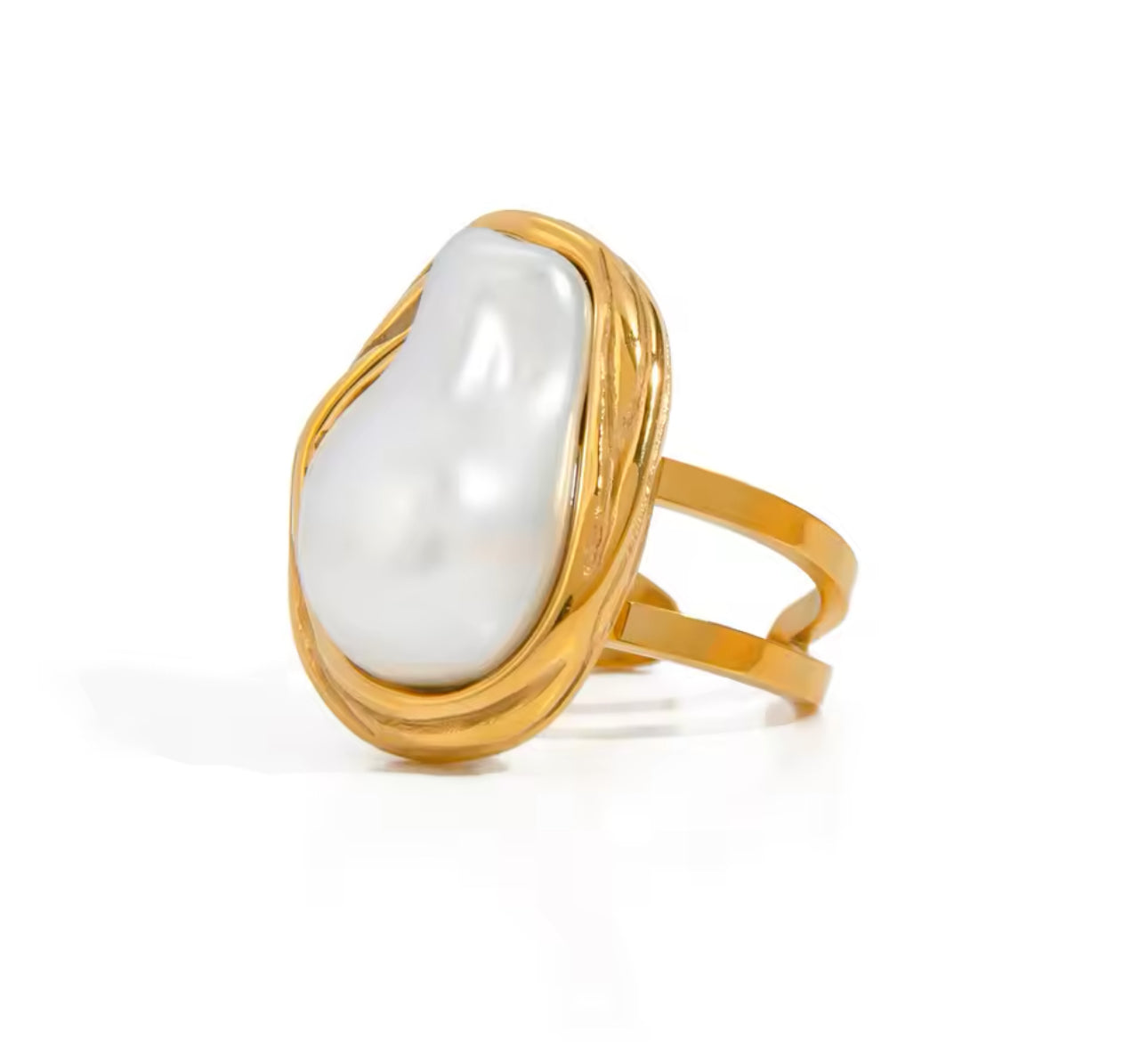 Paradise Pearl Ring Adjustable