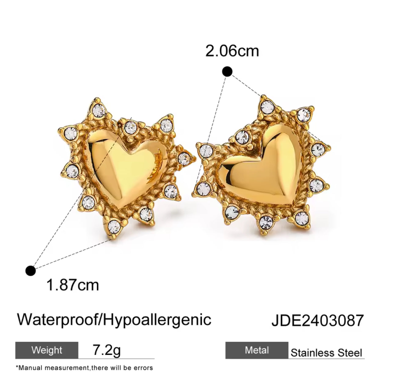 Heartbreaker Stud Earrings