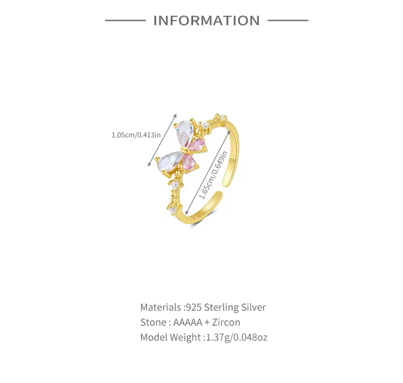 Avar Butterly Ring