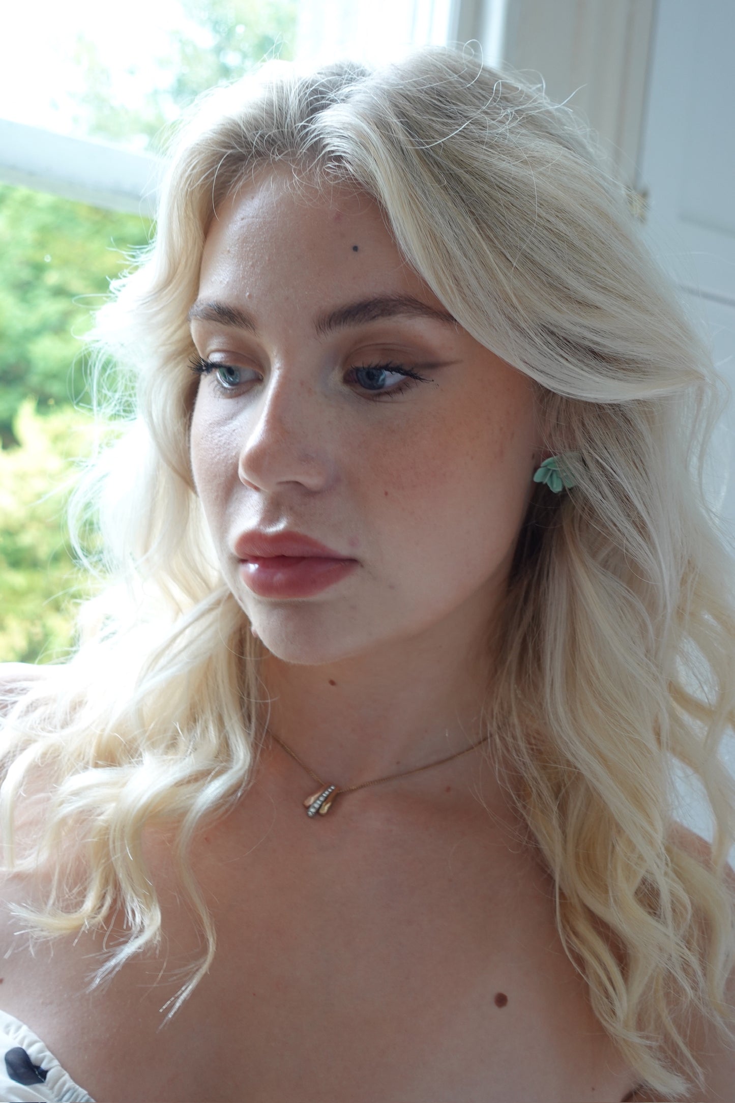 Vintage 3 Drop Pendant Necklace