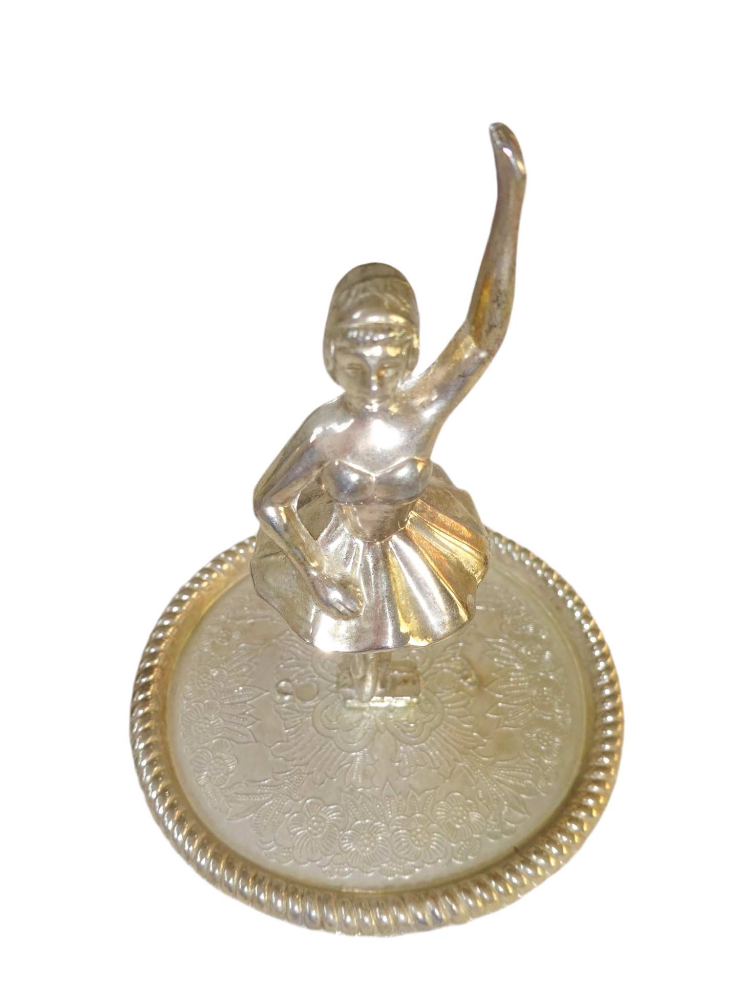 Antique Dancer Trinket Stand