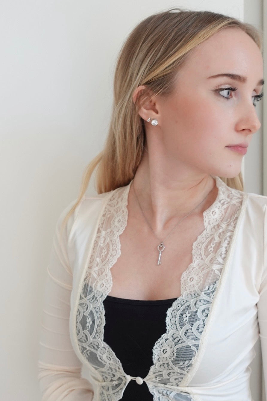 Marry Me - Diamenté Stud Earrings