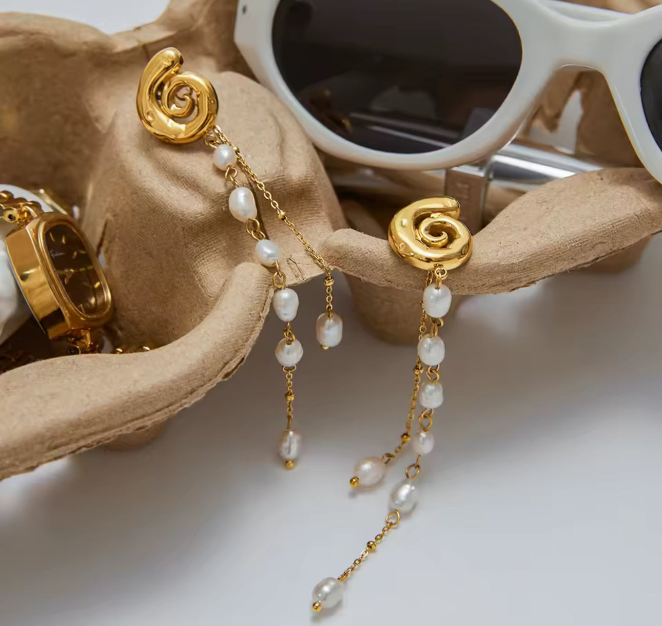 Aurella Statement Earrings