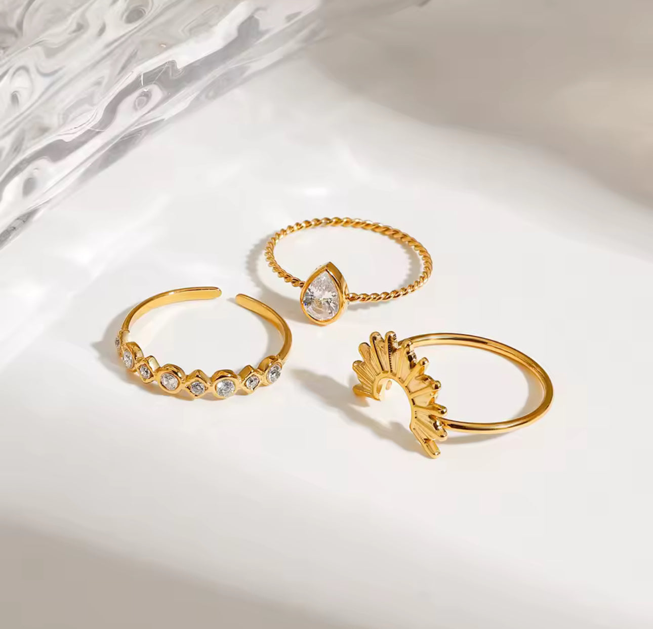 Sara Ring Set - Size 7 (Medium)