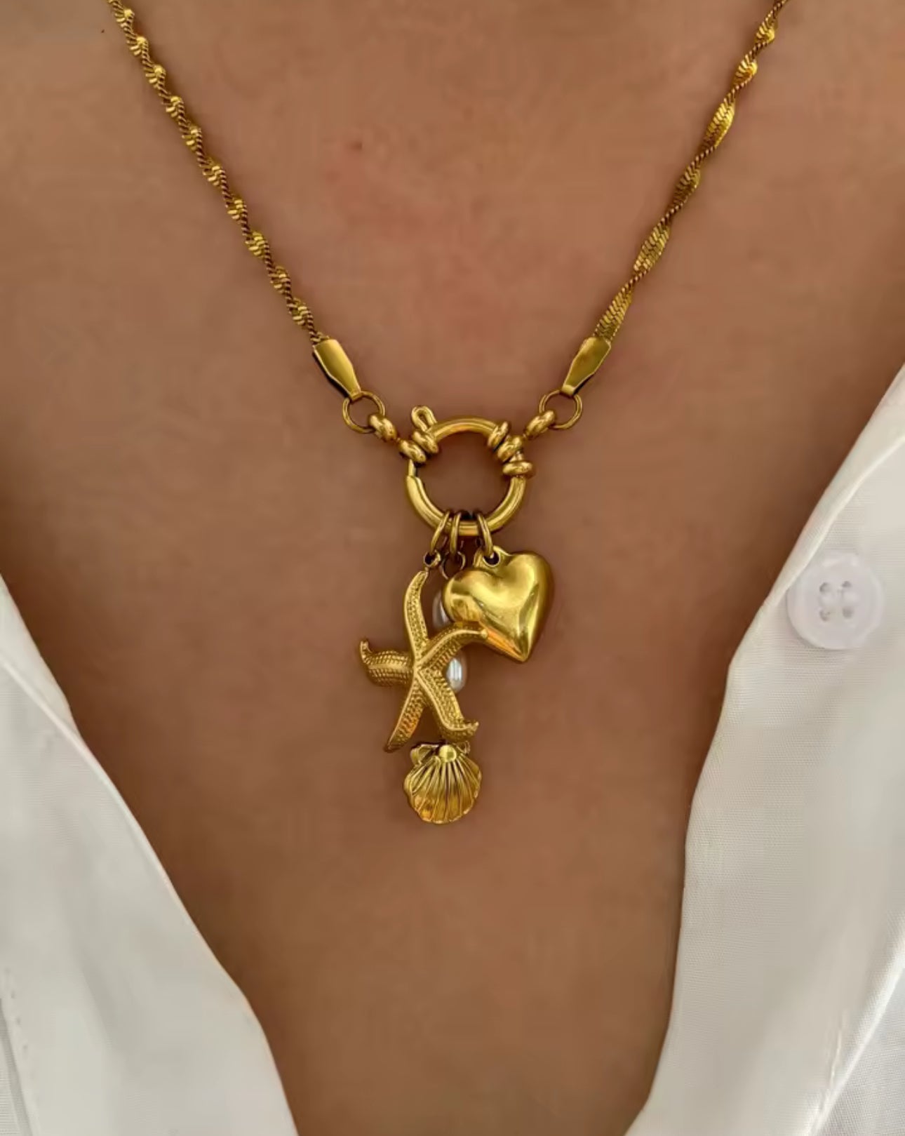 Meribella Charm Necklace
