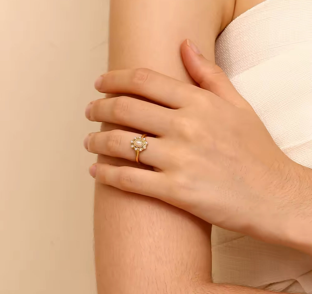 Sunny Pearl Ring