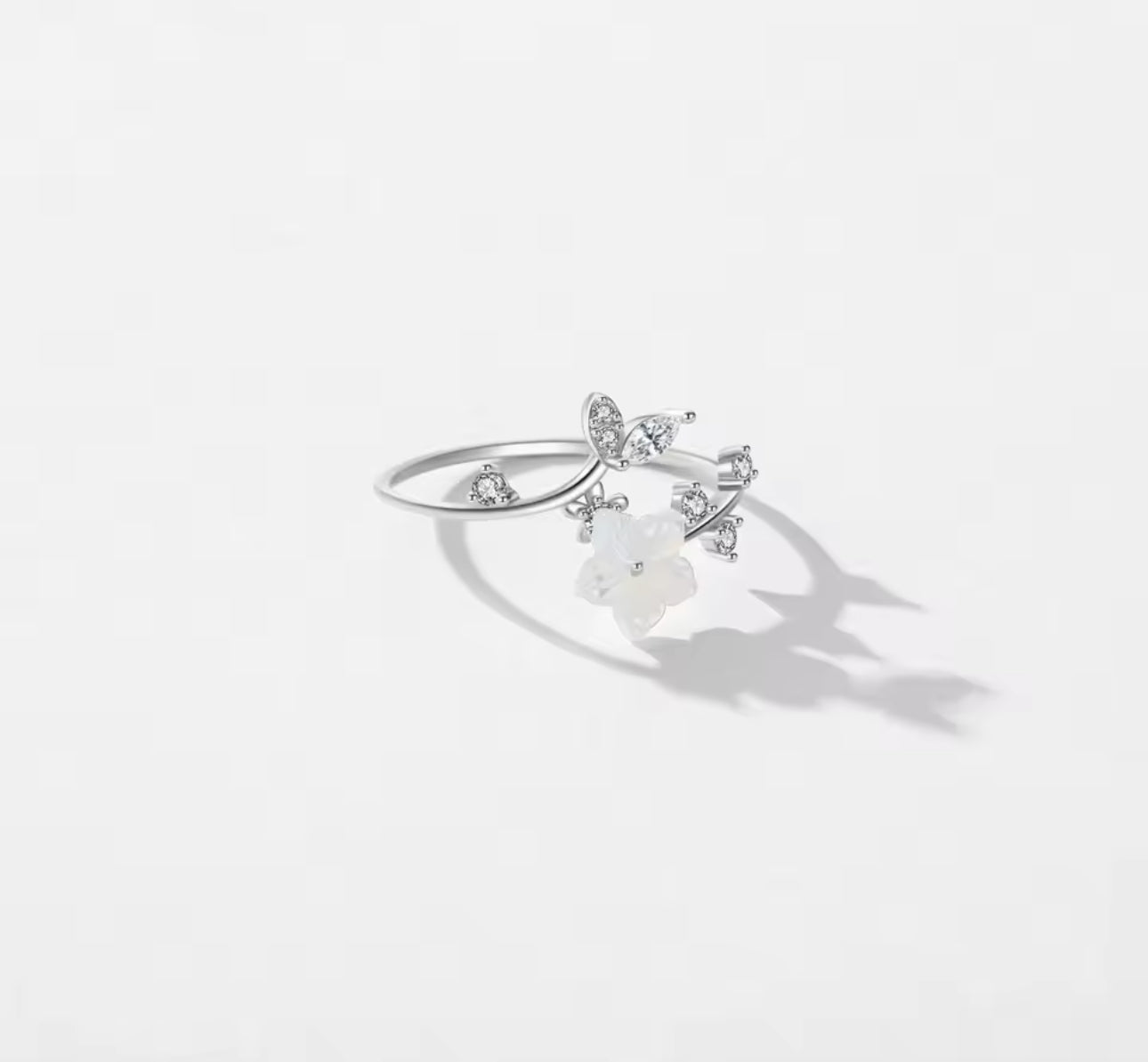 Iris Flower Ring - Adjustable