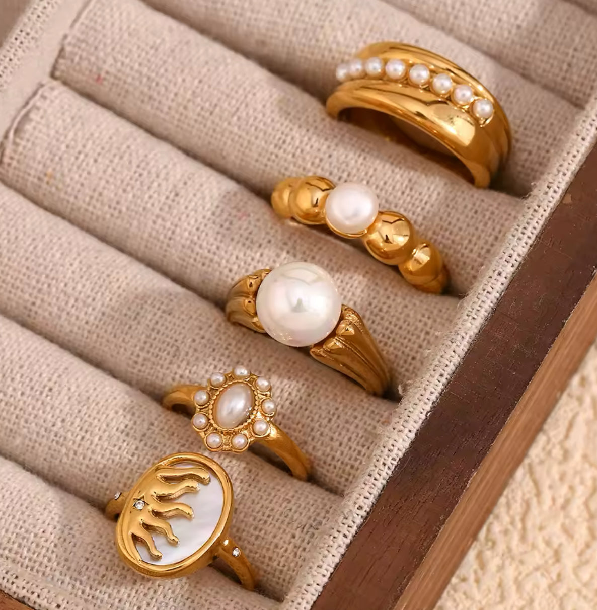 Sunny Pearl Ring