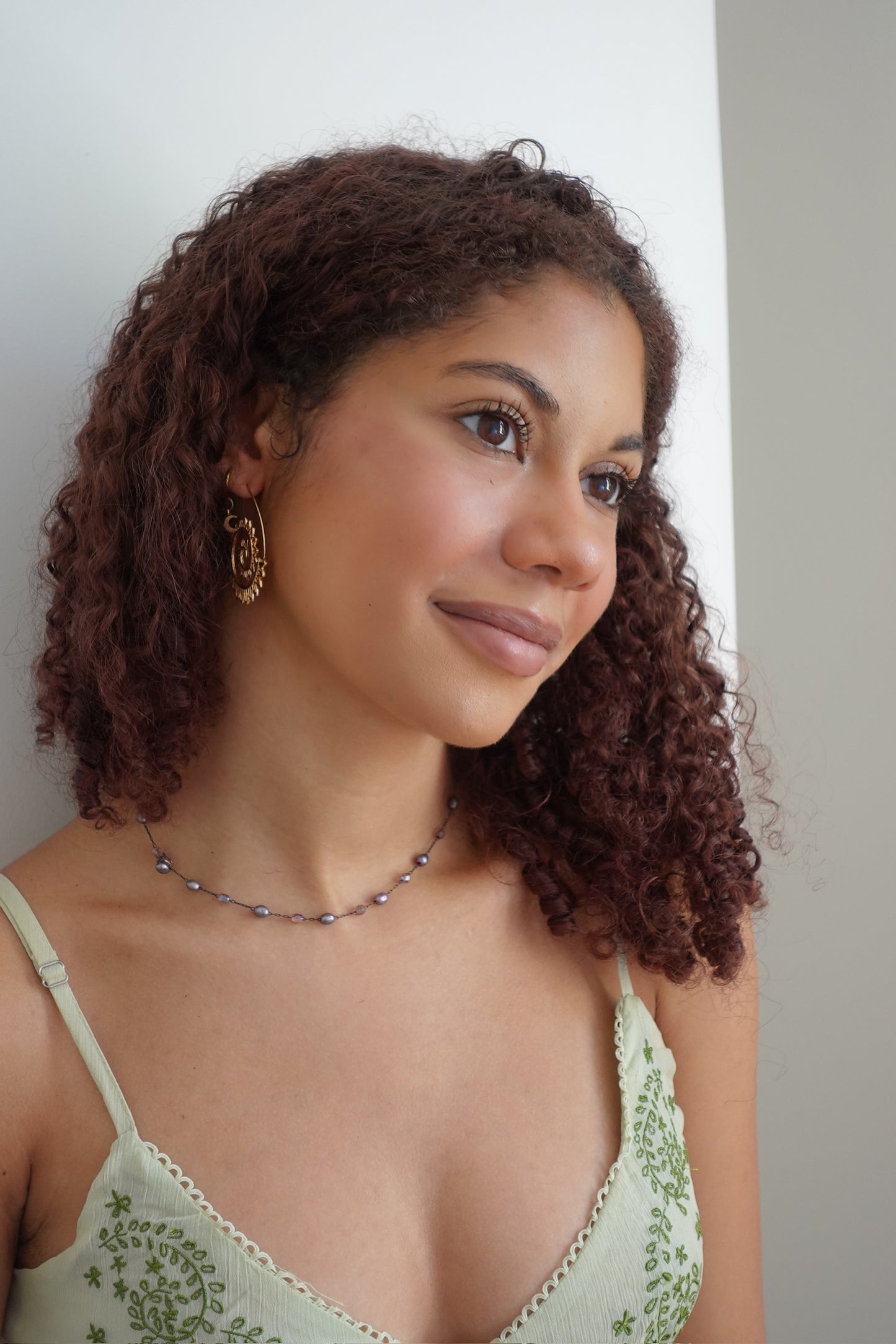 90s Henna Hoop Earrings