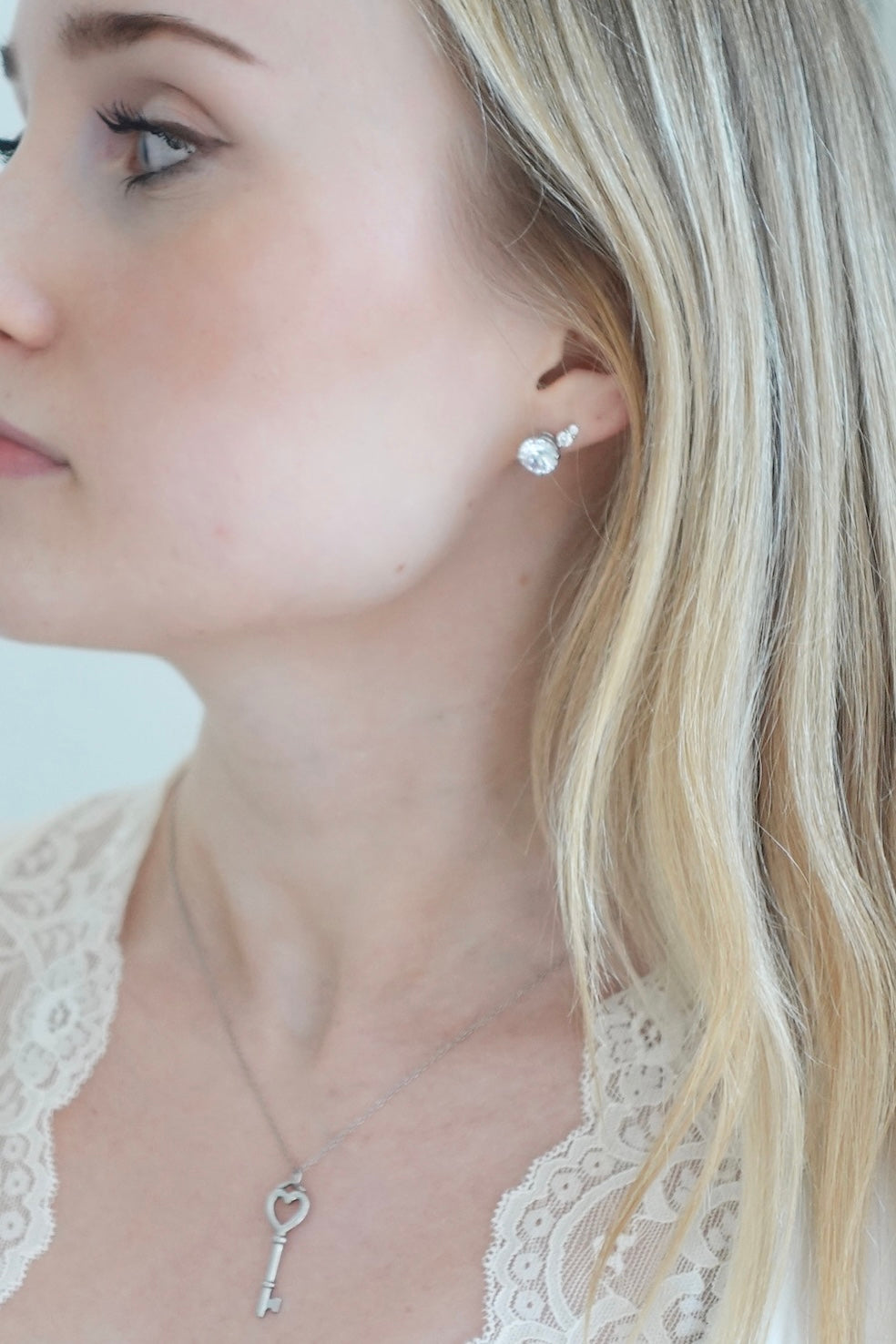 Marry Me - Diamenté Stud Earrings