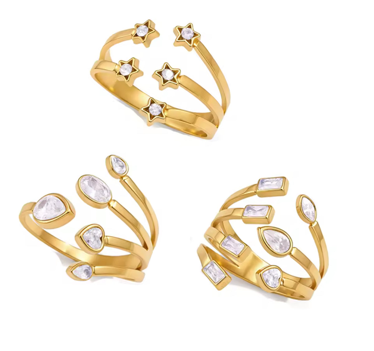 Lucky 3 Ring Collection