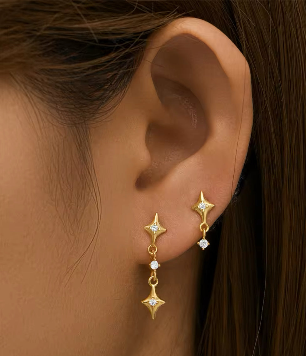 Stary Night Drop Earrings