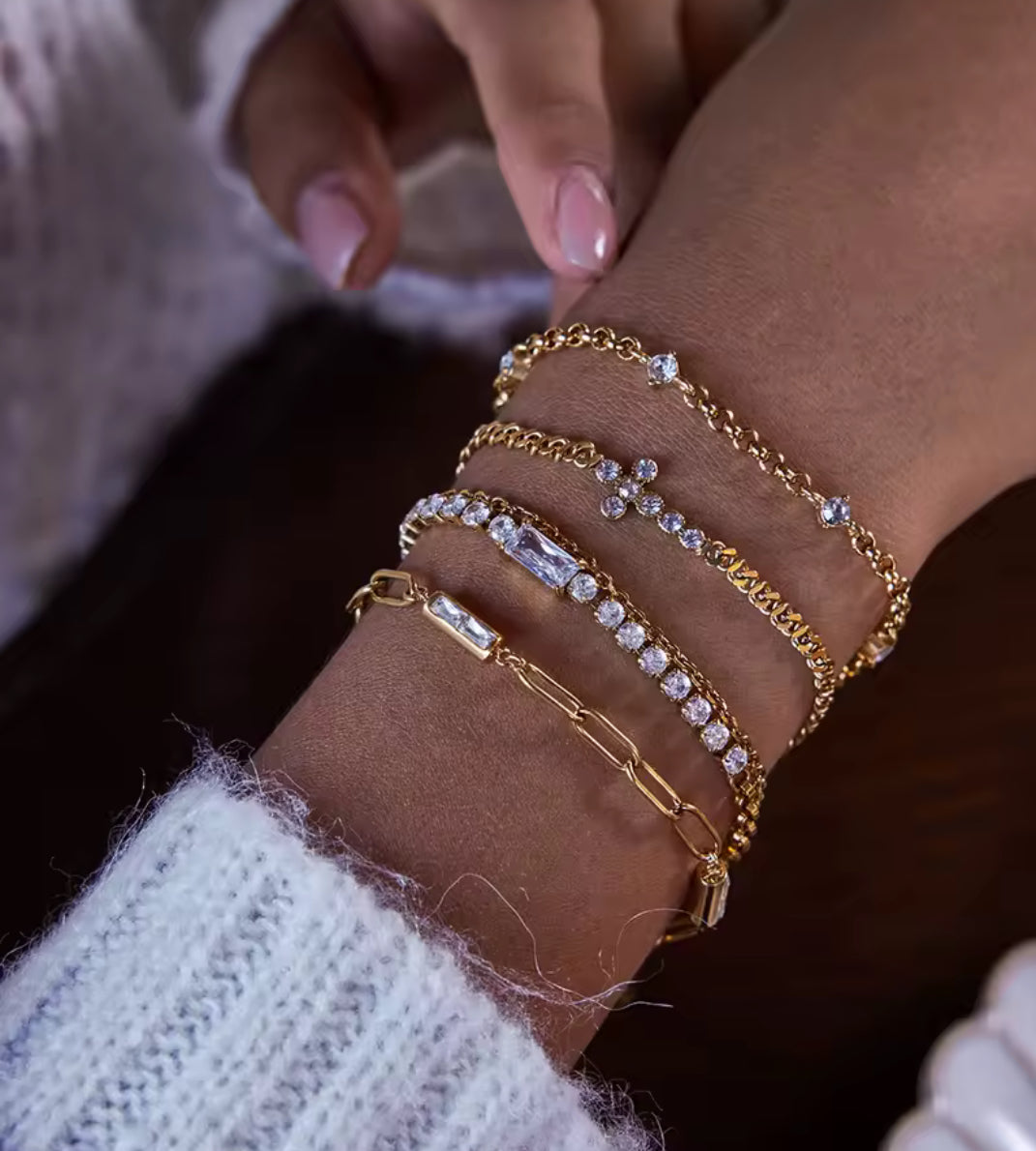 The Lumière Bracelet Stack