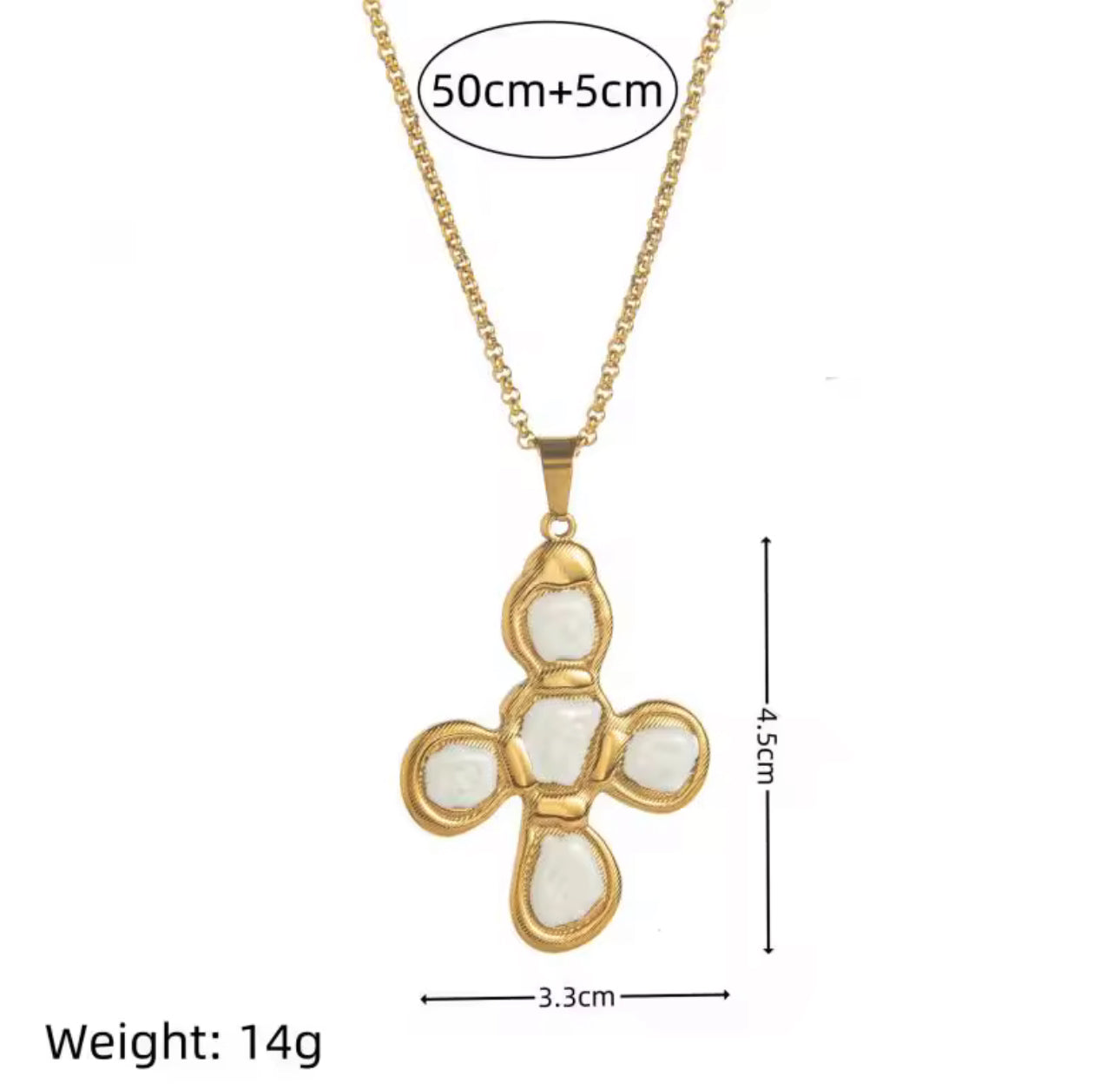 Sevia Cross Inspired Necklace