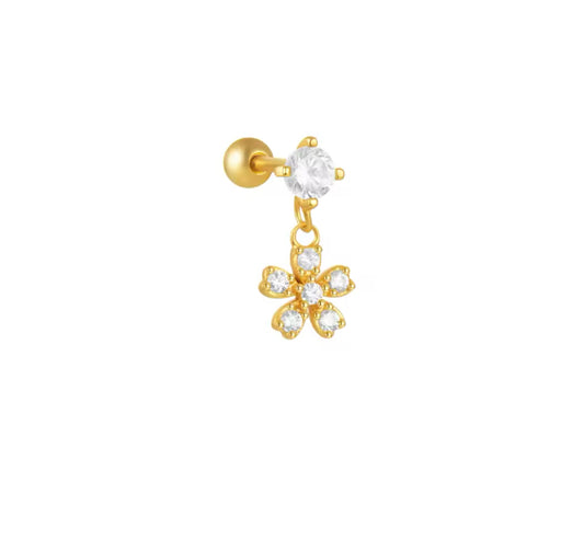 Annya Helix Stud Earring