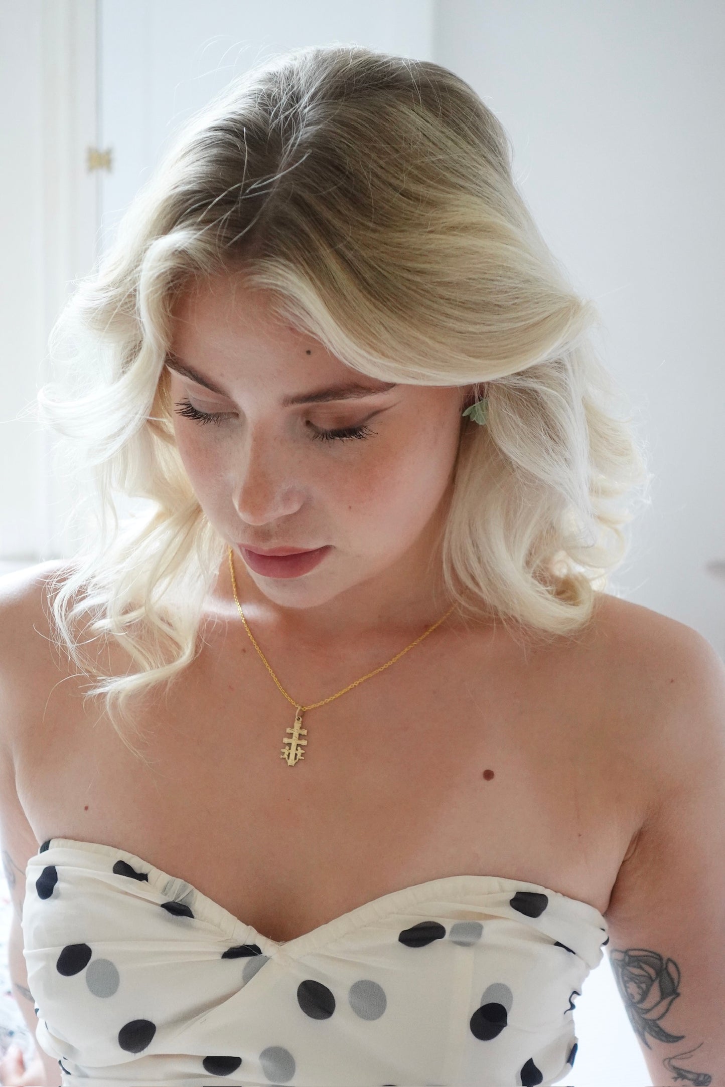 Vintage Religous Cherub Necklace