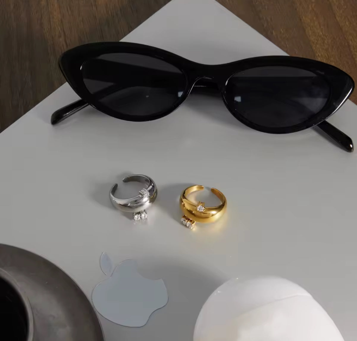 Jenna Crystal Ring - Adjustable