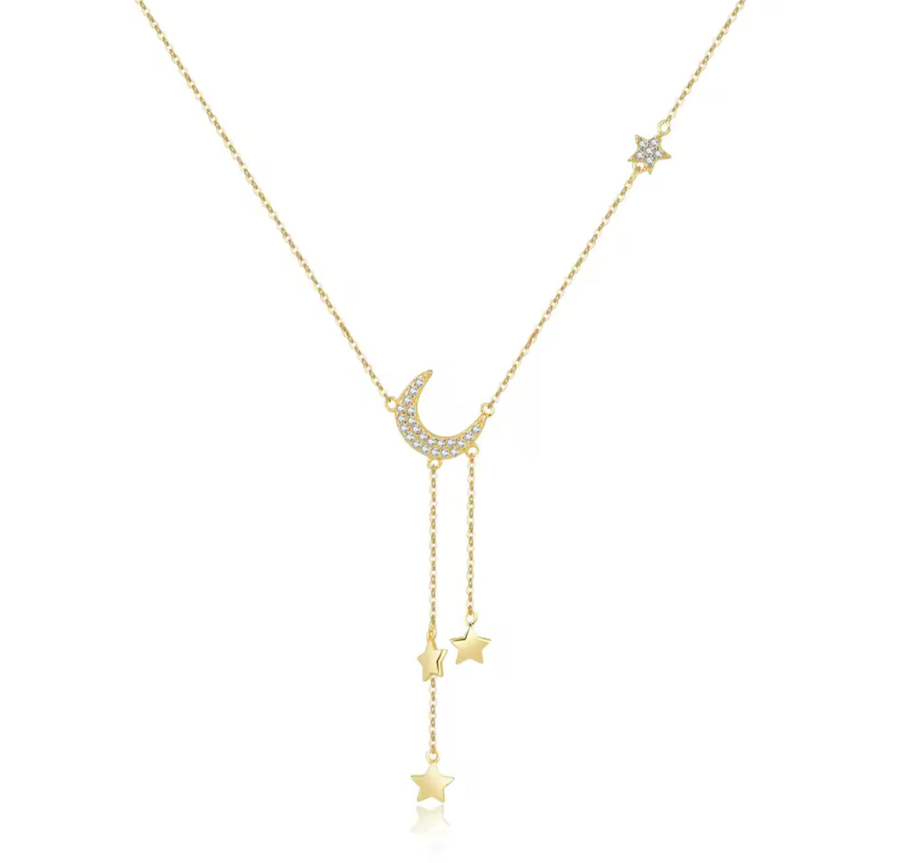 Moon Drop 925 Necklace
