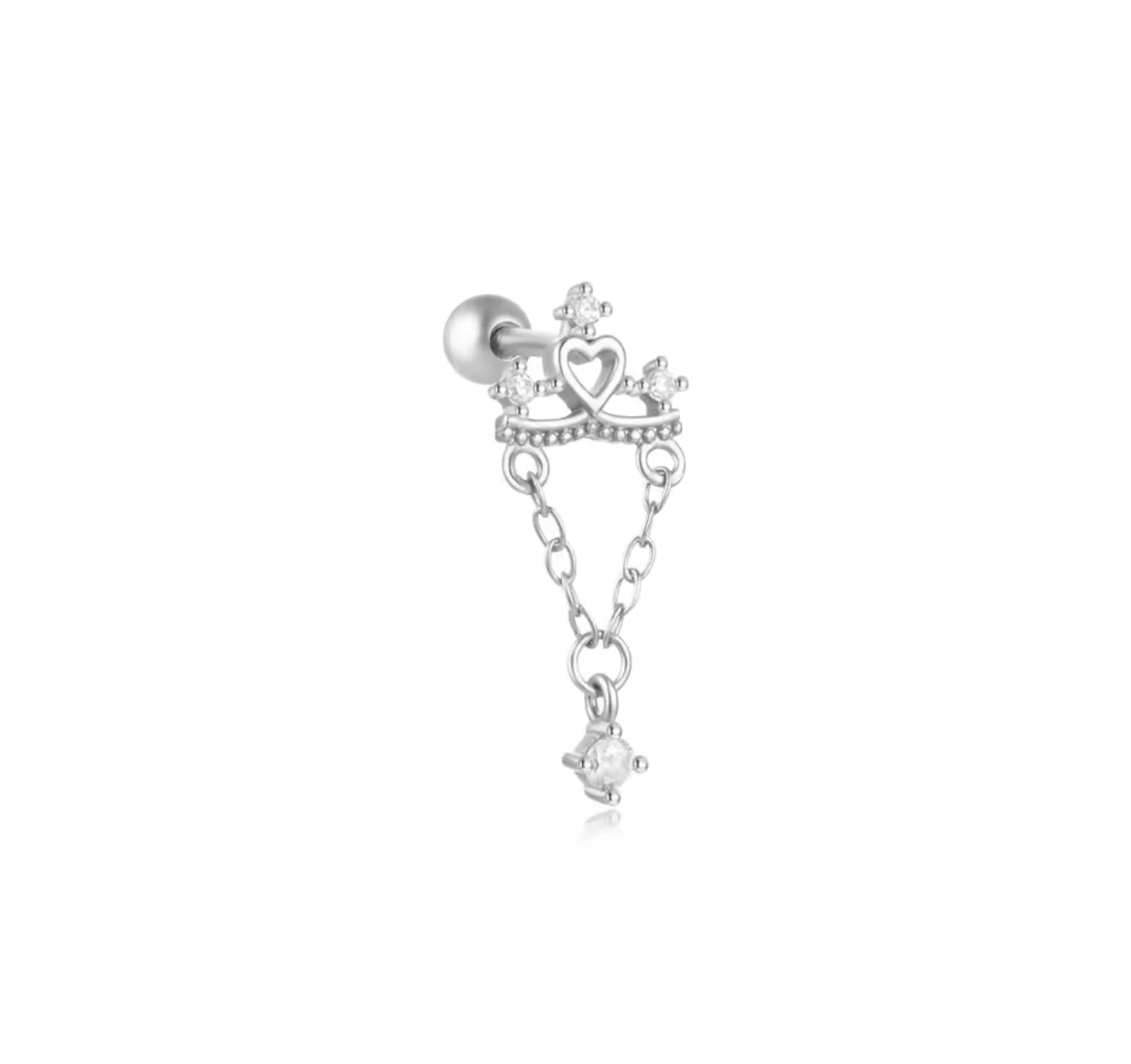 Elsa Helix Stud Earring