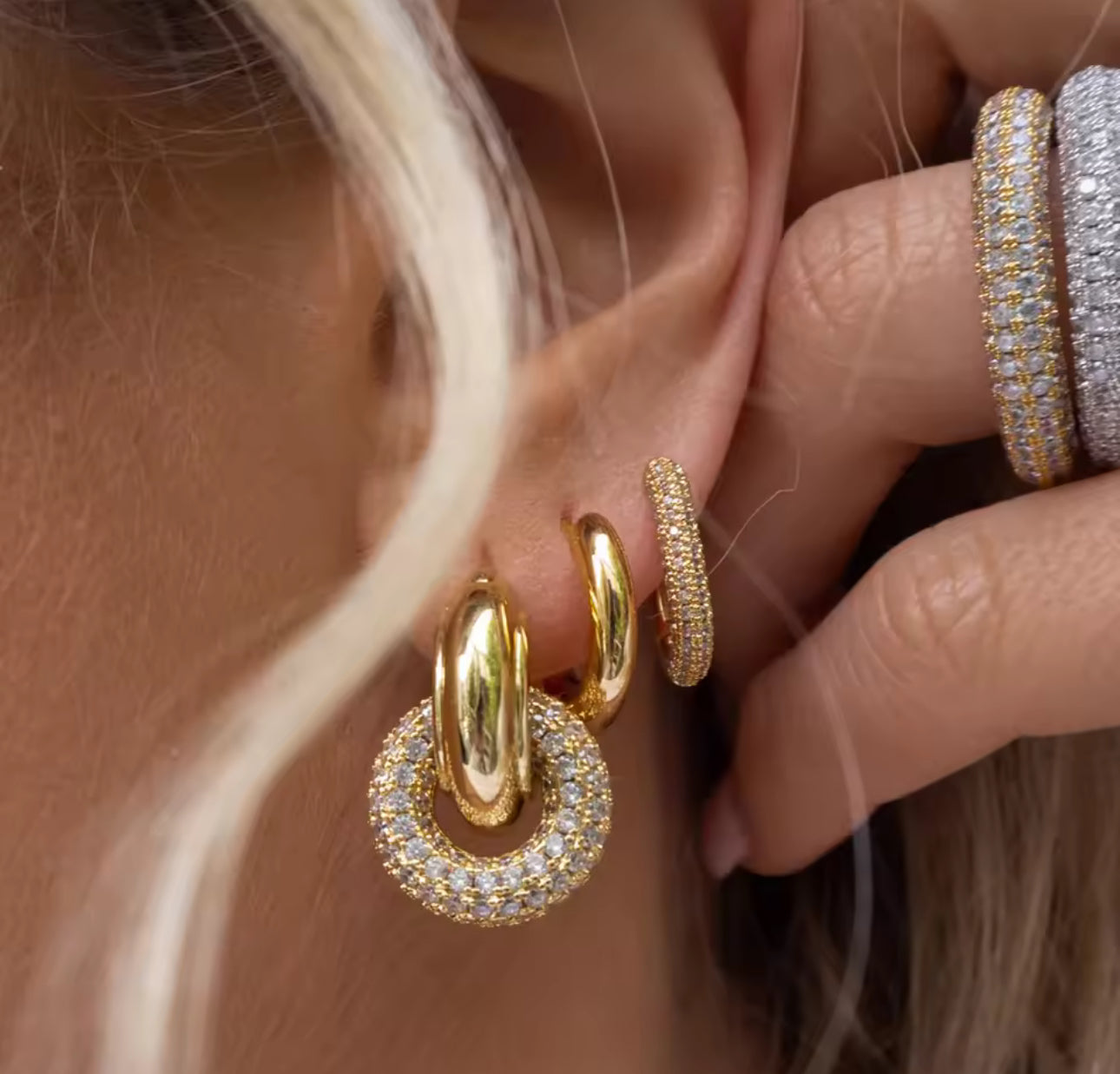 Emi Golden Hoop Earrings