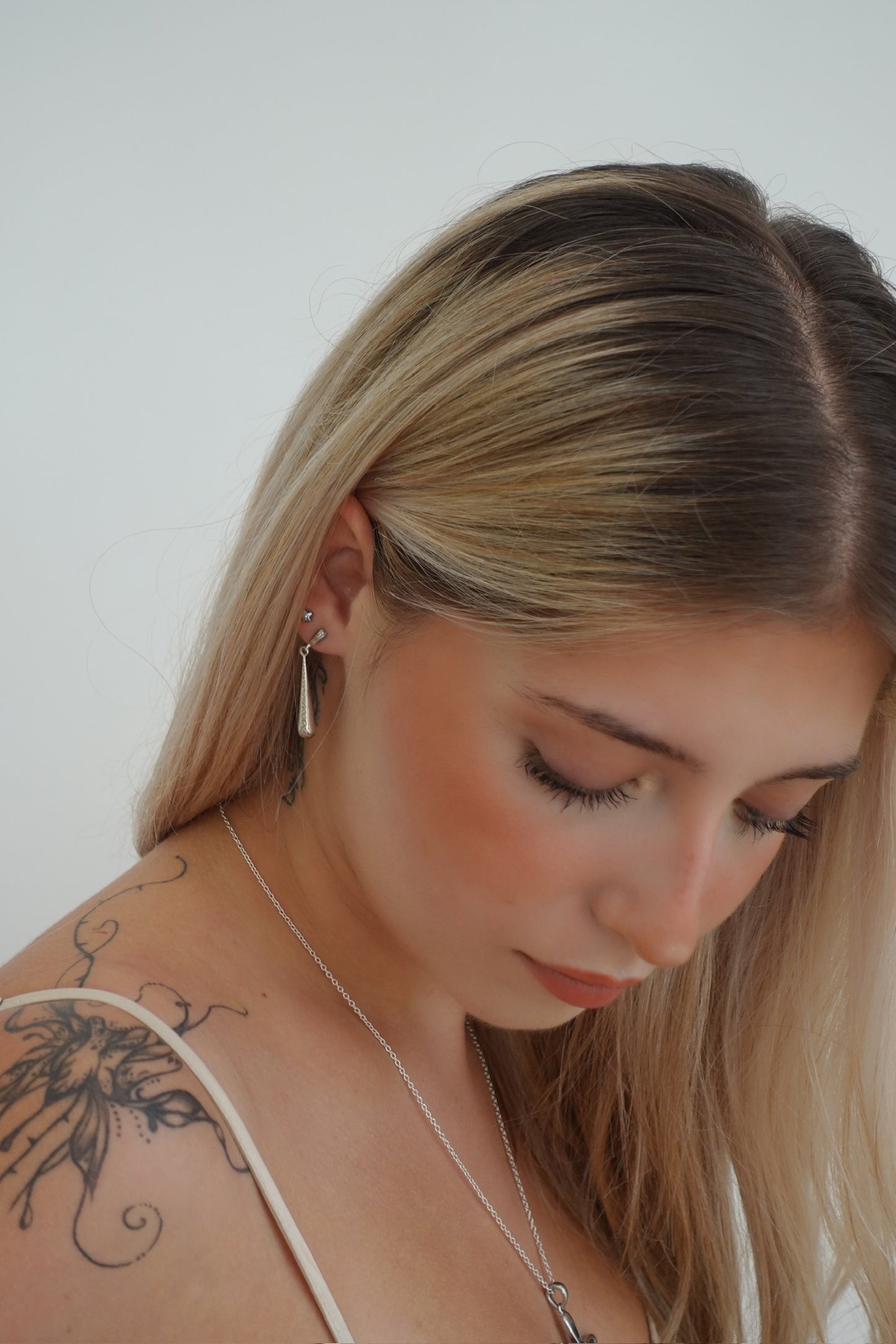 Vintage Engraved TearDrop Earrings