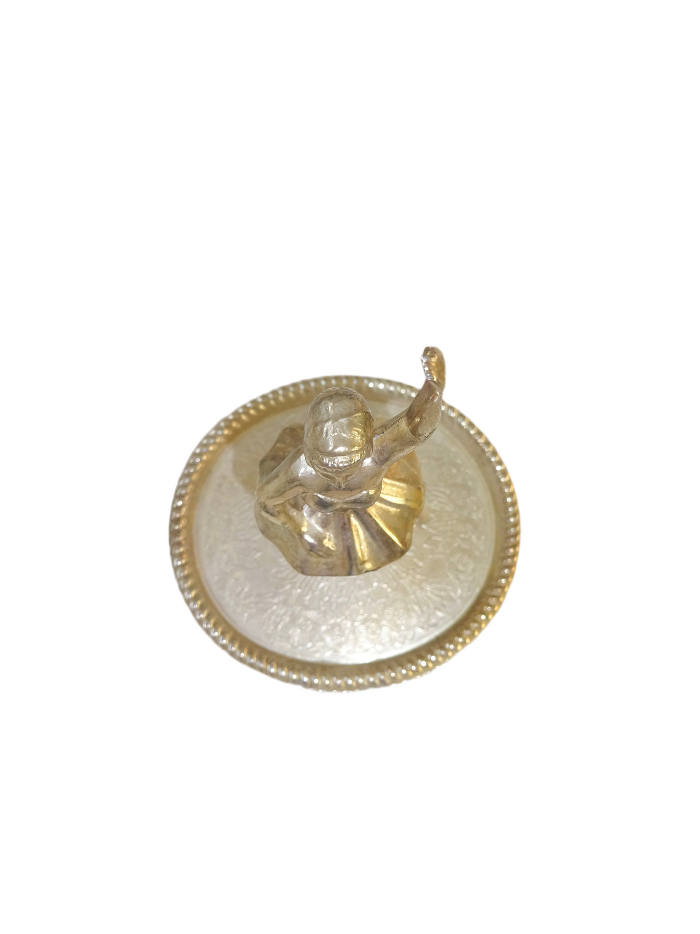 Antique Dancer Trinket Stand