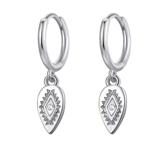 Rhodes Mini Hoop Earrings