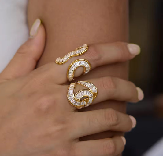 The Isadora Crystal Ring Collection