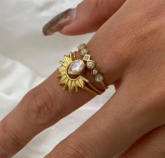 Sara Ring Set - Size 7 (Medium)
