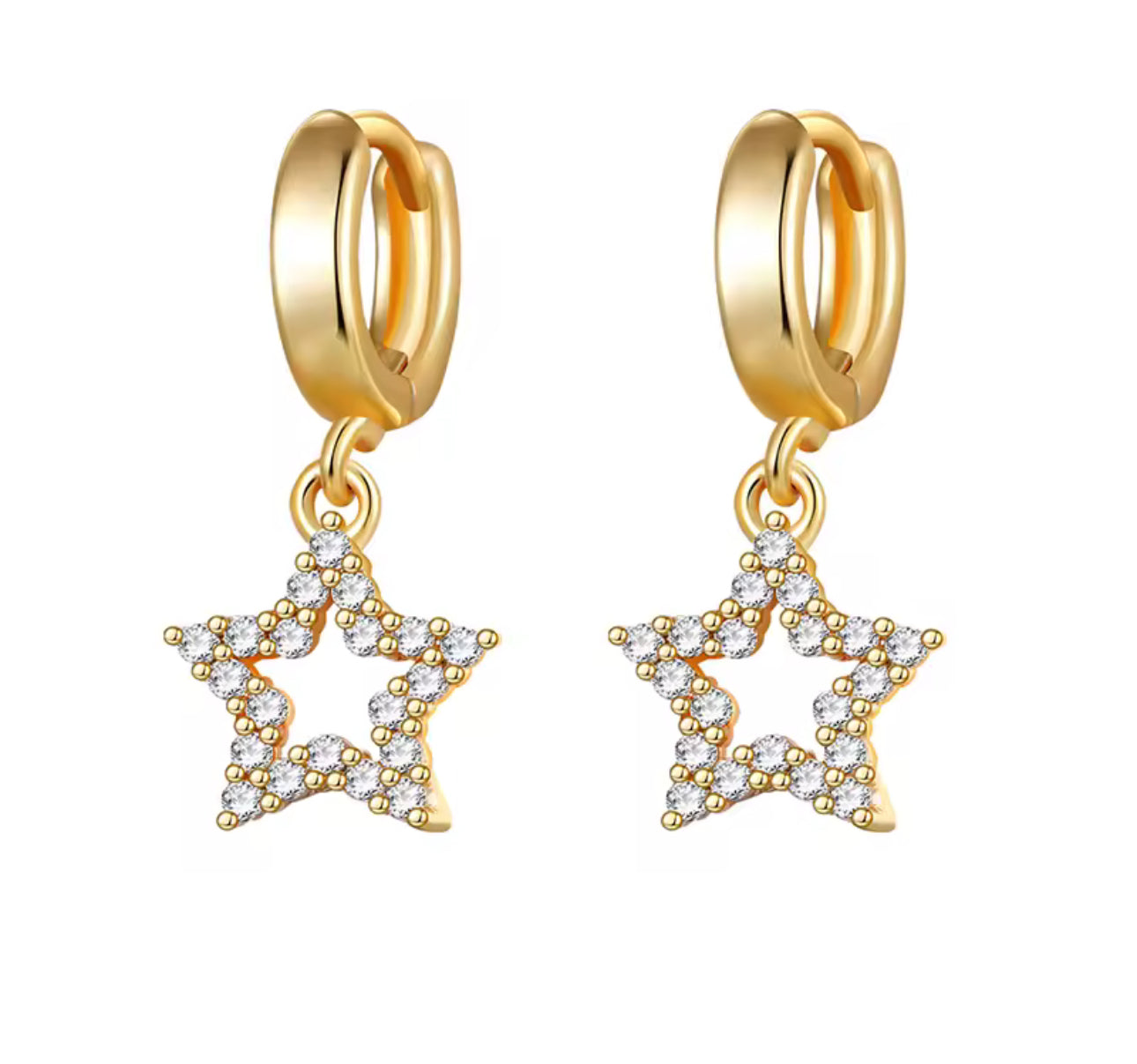 Star Girl Mini Hoop Earrings