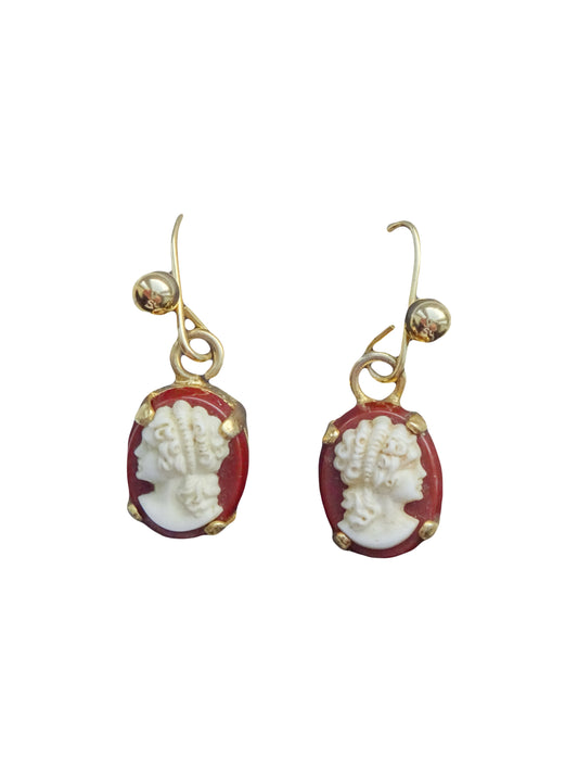 Antique Cameo Earrings