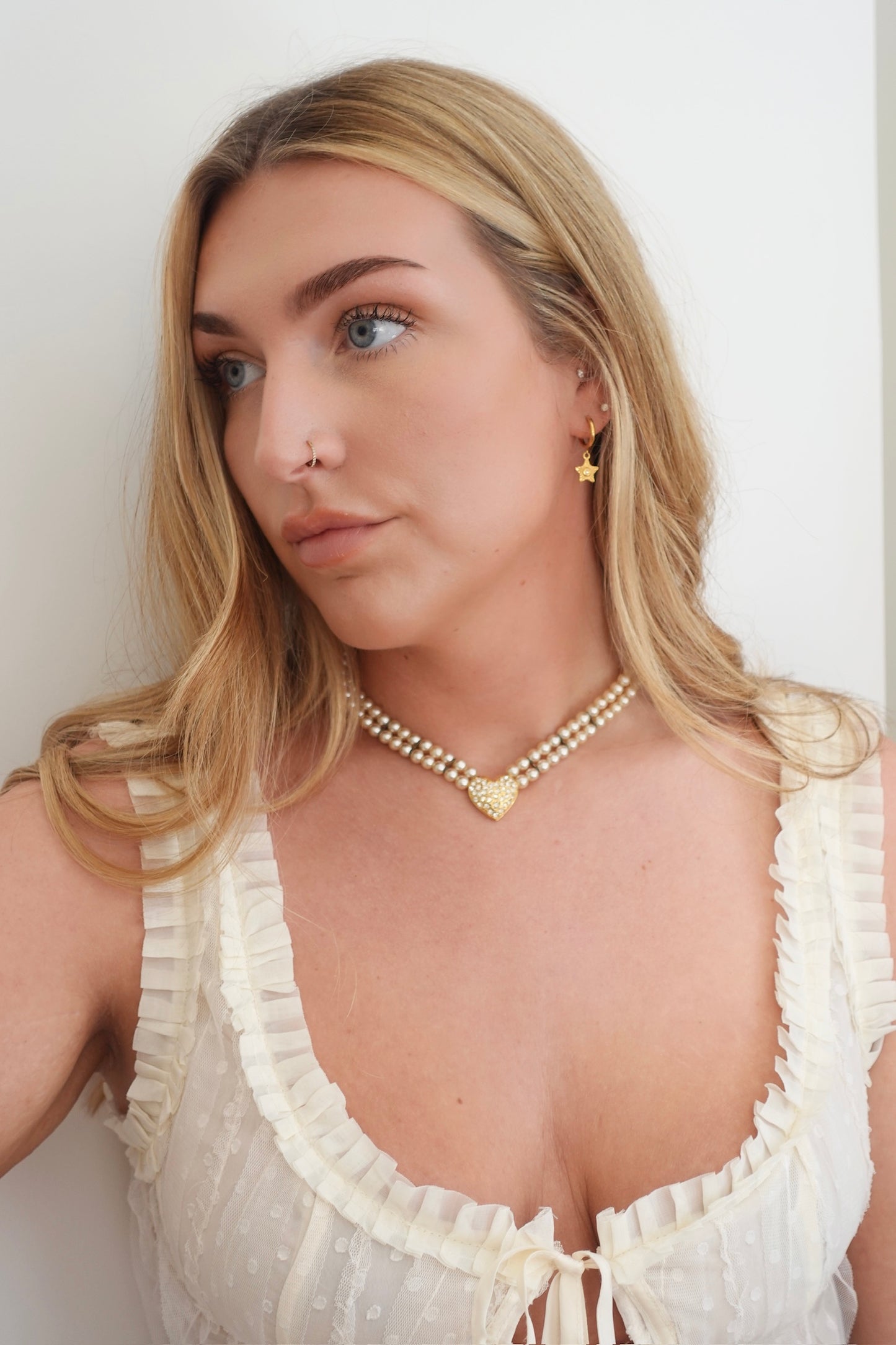 Gold Star Huggie Earrings