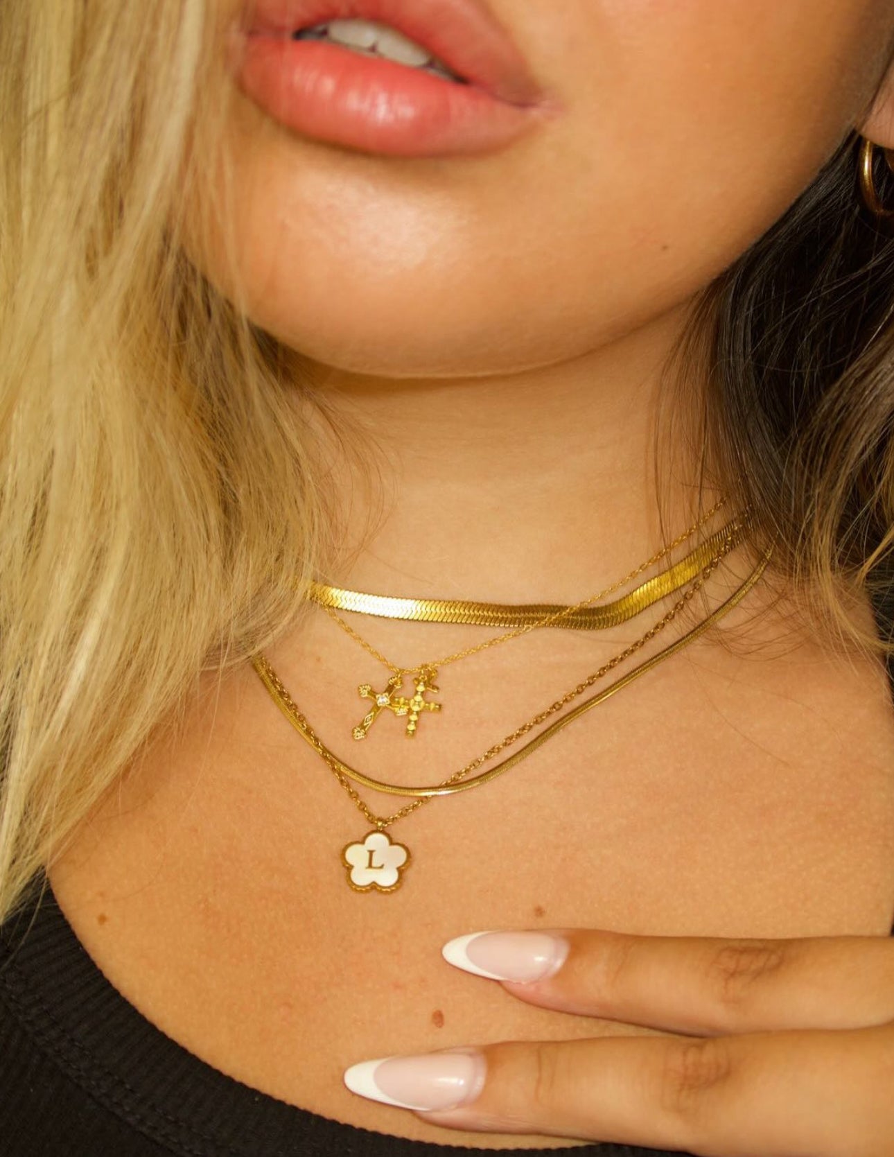 Initial Clover Necklace