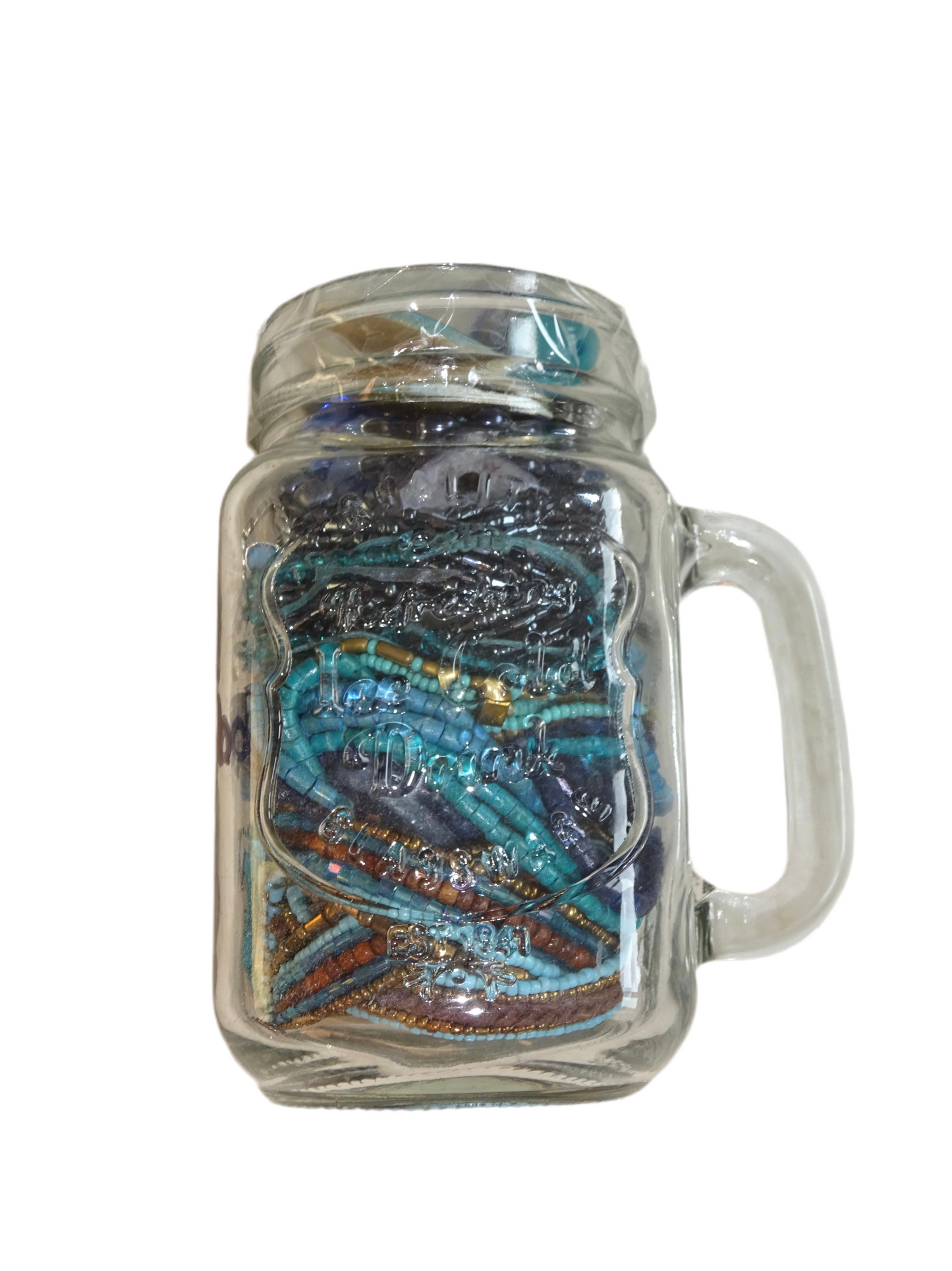 Blue Boho Mystery Jewellery Jar