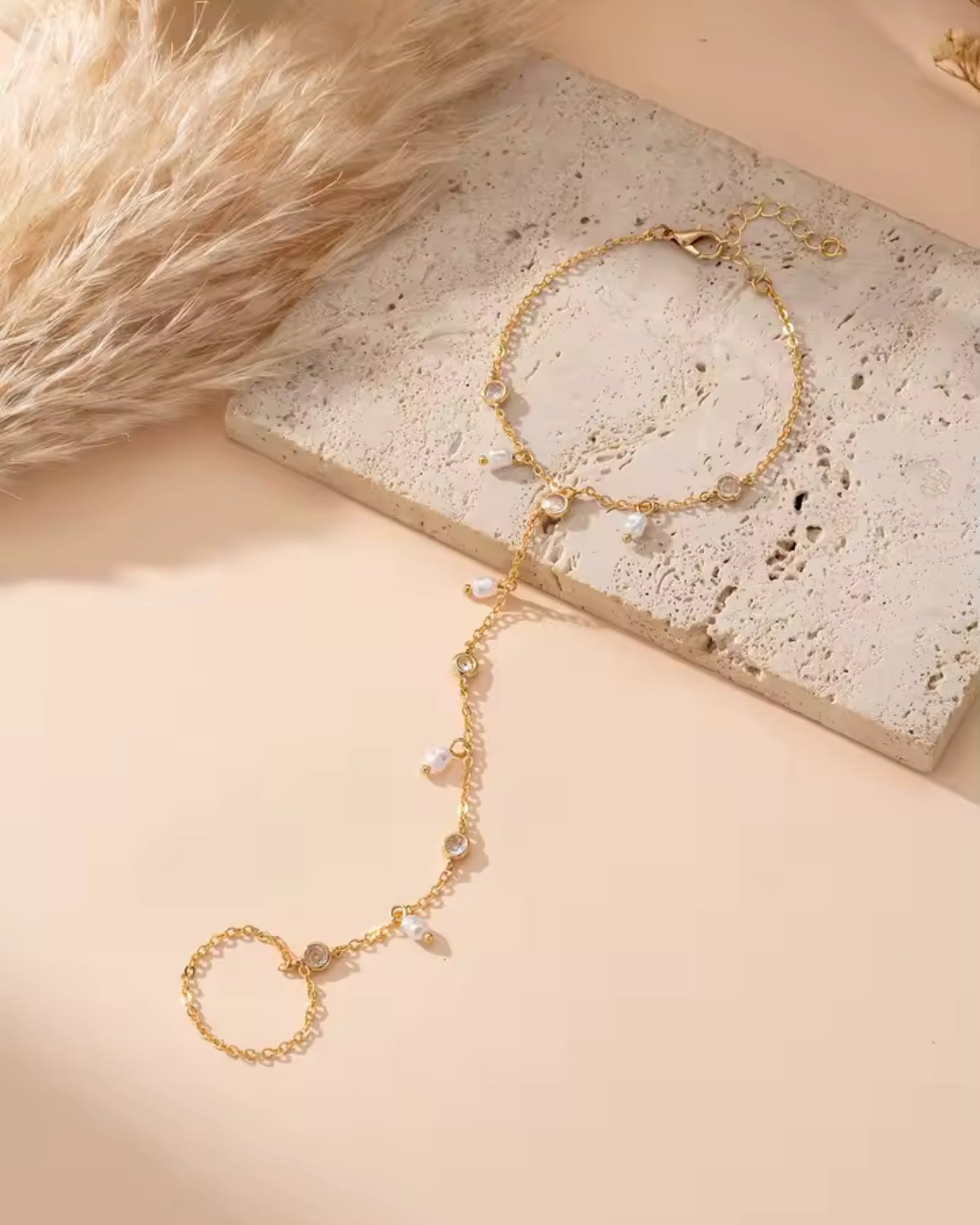 Pearl Party Hand Chain