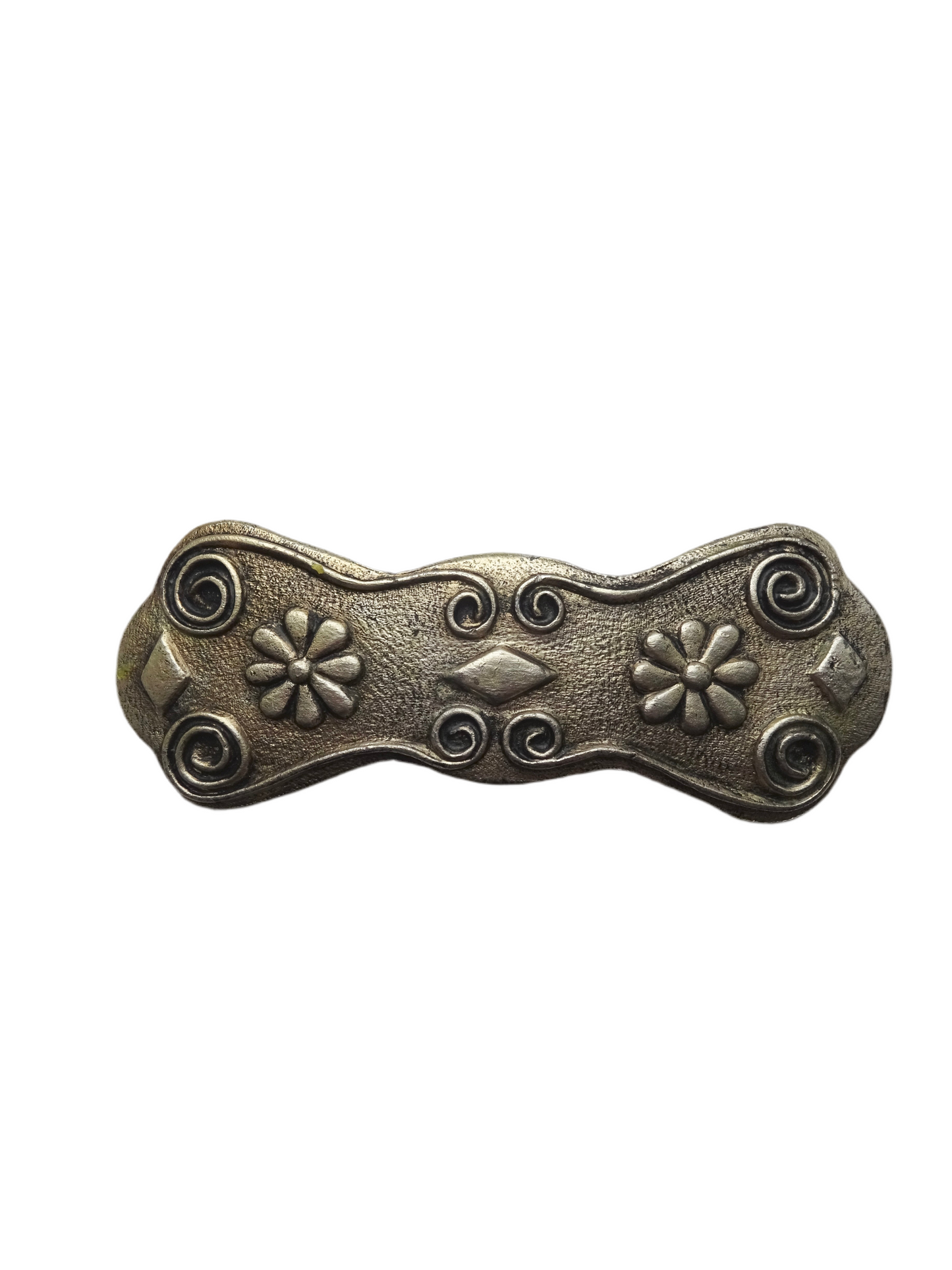 Vintage Floral Metal Hair Clip