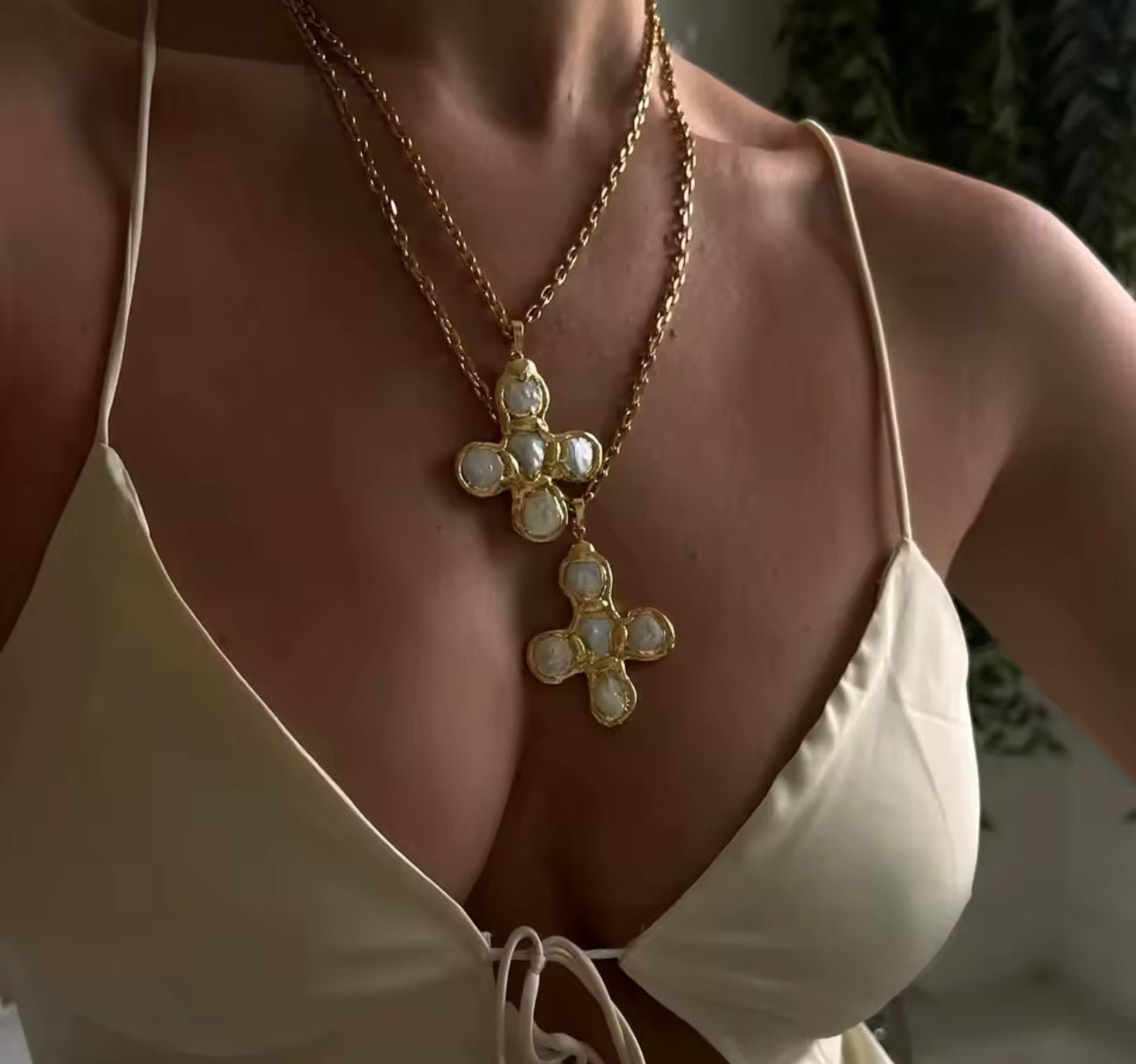 Sevia Cross Inspired Necklace