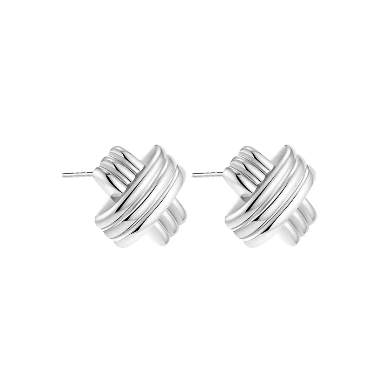 Carla Cross Stud Earrings