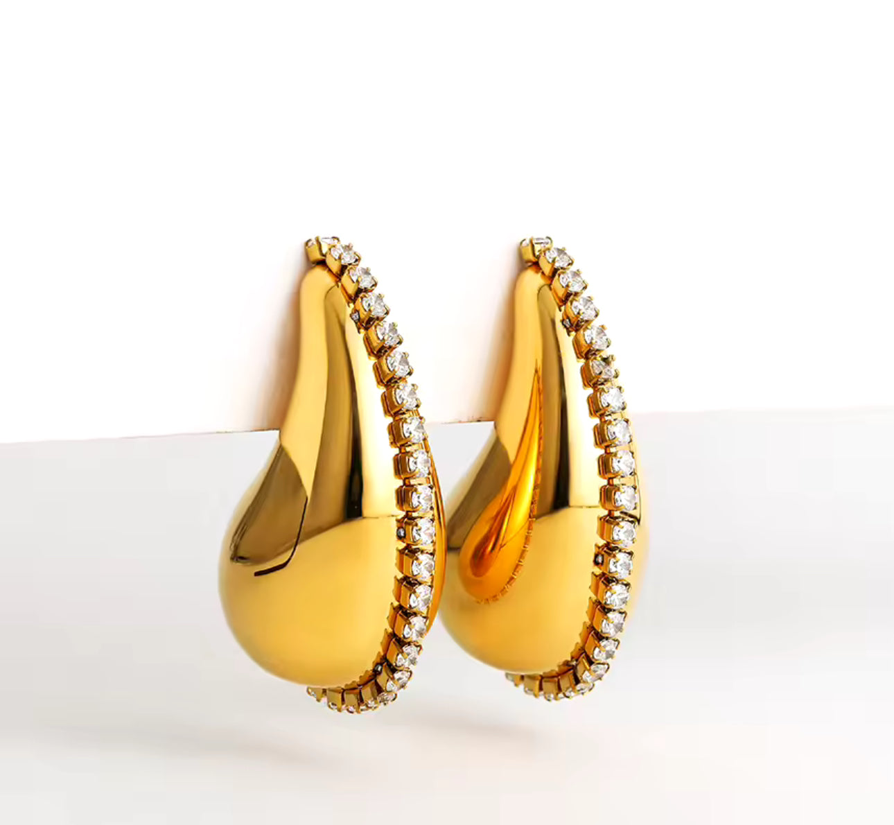 Beverly Teardrop Statement Earrings