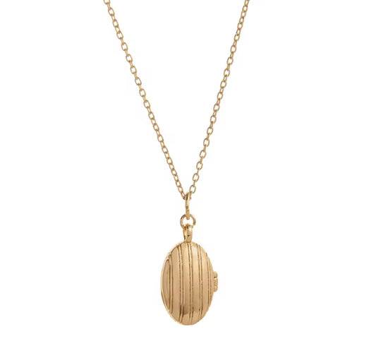Vintage Stripe Locket