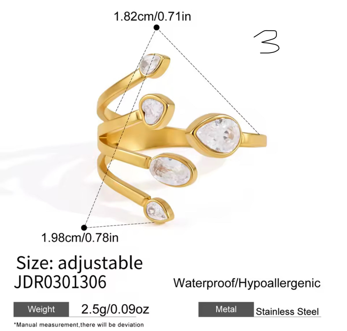 Lucky 3 Ring Collection