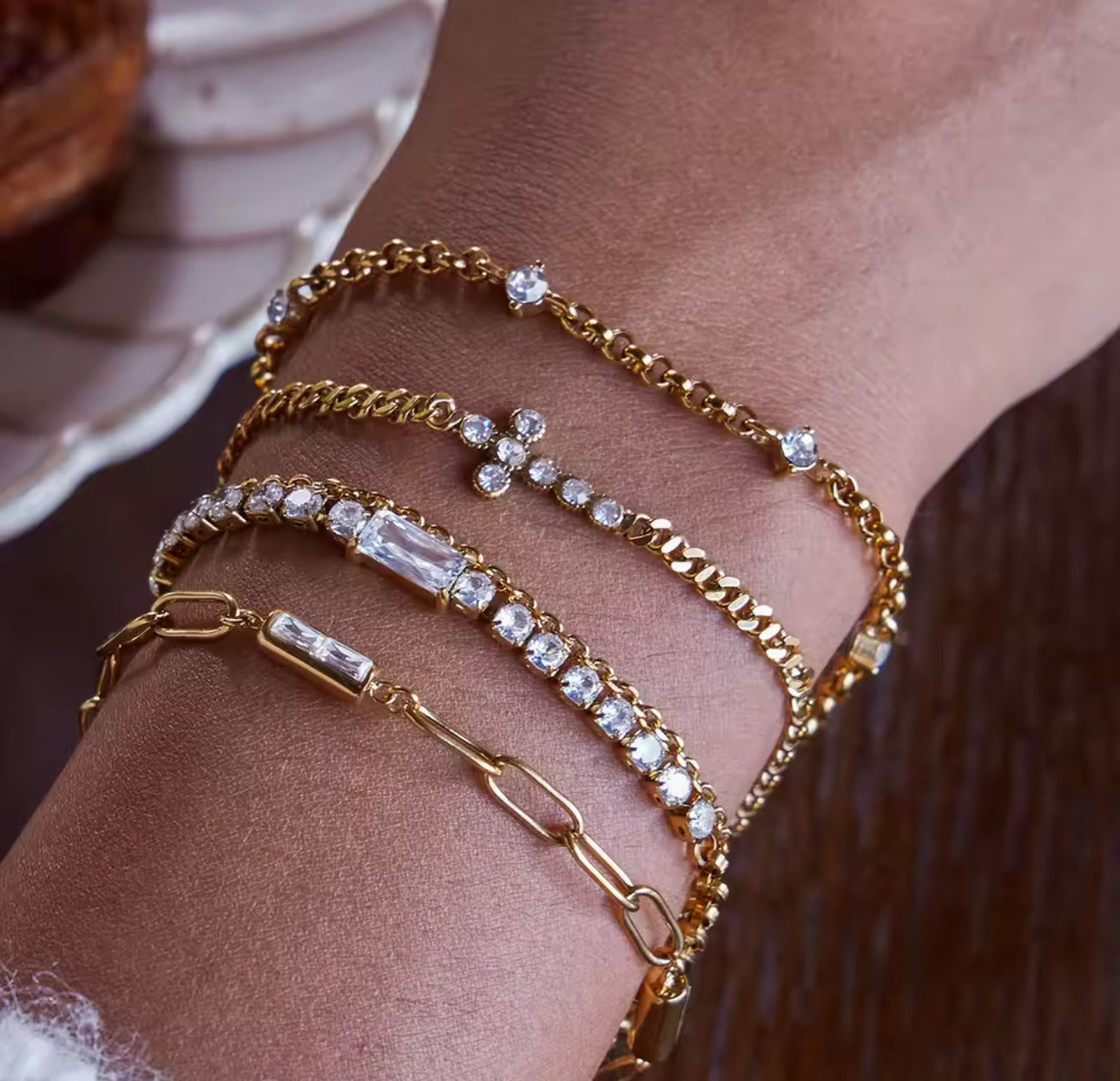The Lumière Bracelet Stack