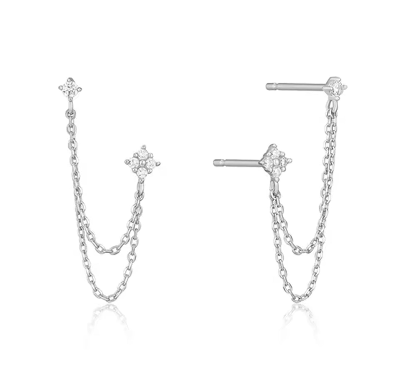 Serena Chain Drop Earrings
