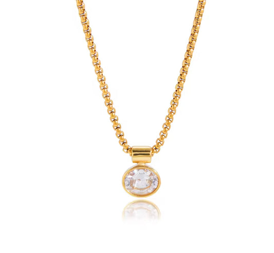Canaria Golden Gem Necklace
