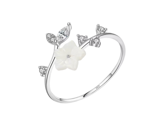 Iris Flower Ring - Adjustable