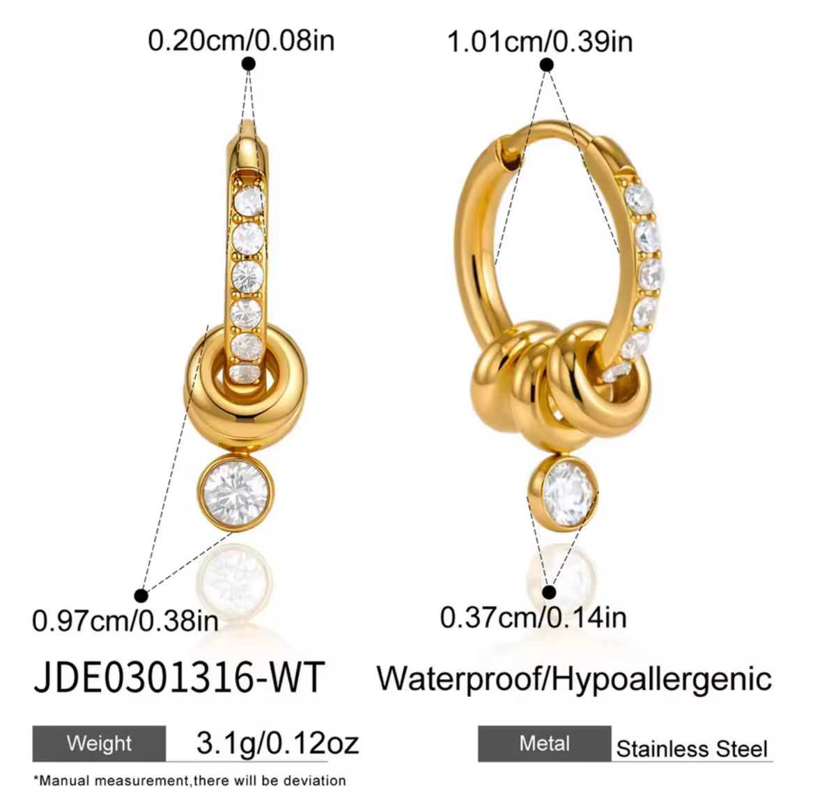 Mini Alexeya Mini Hoop Earrings