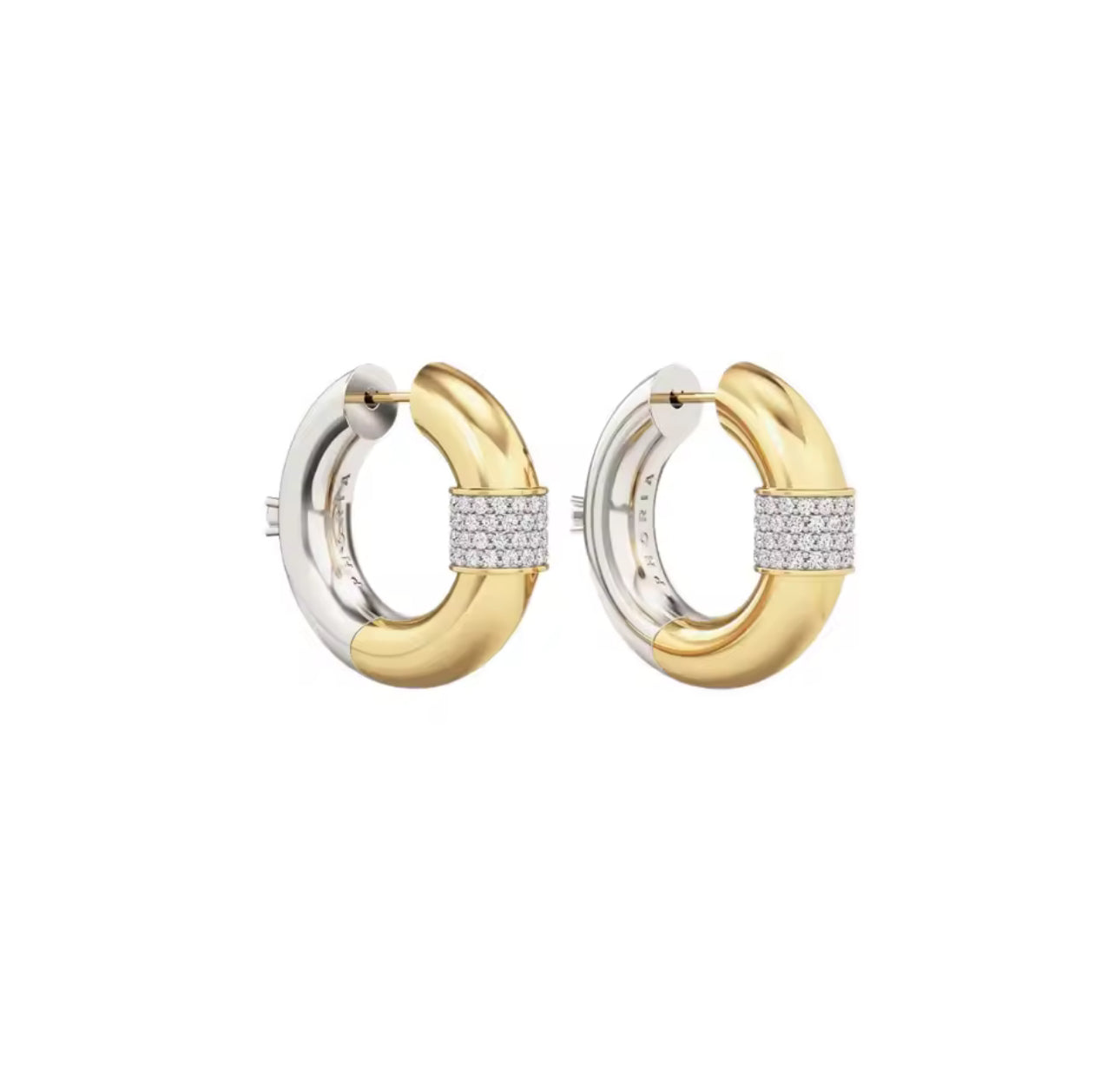 Eclipse Two Tone Hoops
