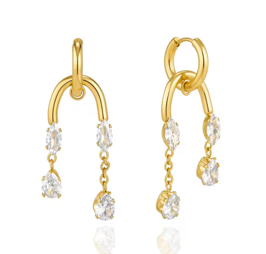 The Genevieve Gold Earrings