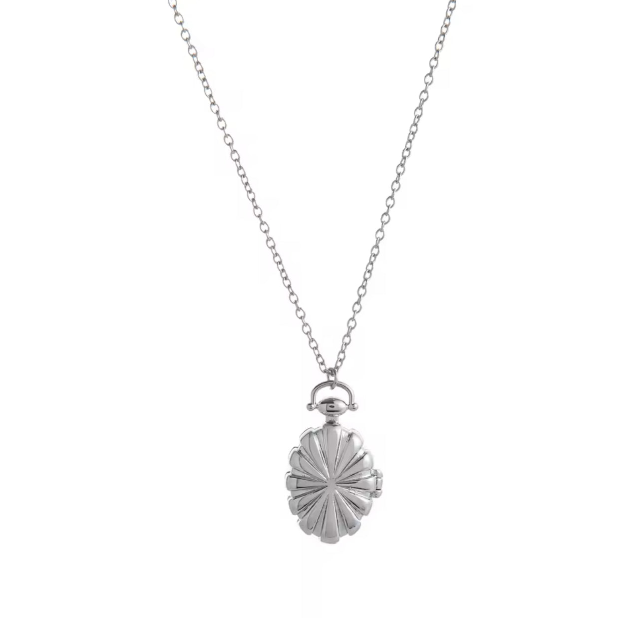 Silver Bloom Locket