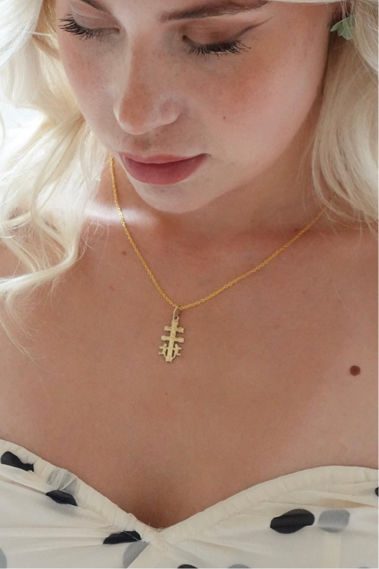 Vintage Religous Cherub Necklace